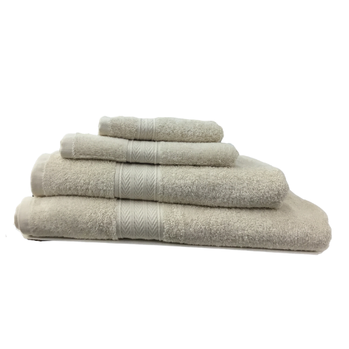 500gsm Lux Plus Cream Towels Assorted Sizes EDURA