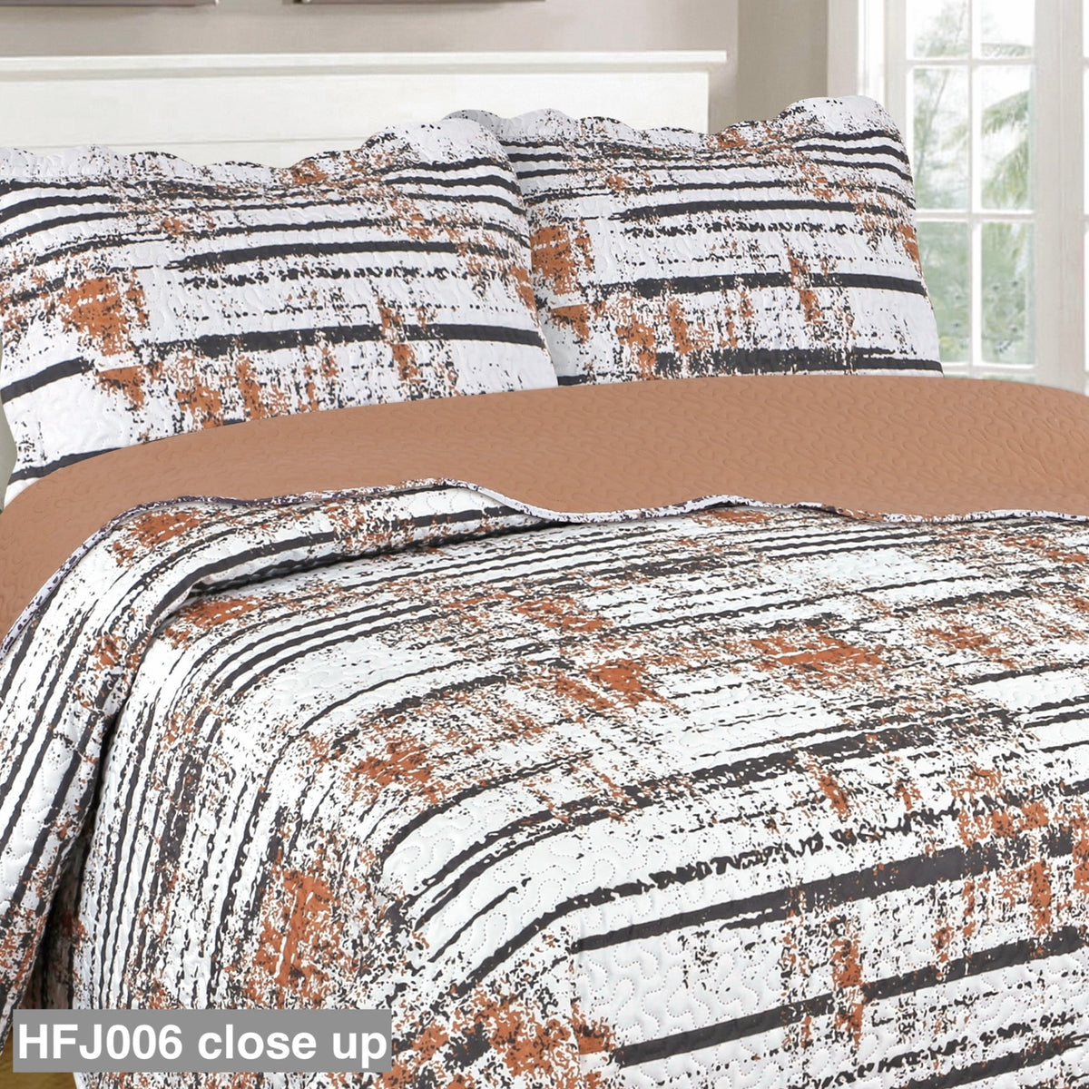 Carleton 3 piece Quilt Set HFJ006 EDURA