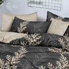 EDURA 5pc 260x230cm Luxury Lofty Comforter Set 017 close up