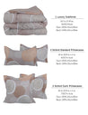 EDURA 5pc 260x230cm Luxury Lofty Comforter Set 019 product details