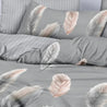 EDURA 5pc 260x230cm Luxury Lofty Comforter Set 020 close up