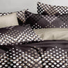 EDURA 5pc 260x230cm Luxury Lofty Comforter Set 021 close up