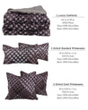 EDURA 5pc 260x230cm Luxury Lofty Comforter Set 021 product details