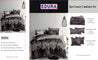 EDURA 5pc 260x230cm Luxury Lofty Comforter Set 021 show card