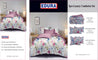 EDURA 5pc 260x230cm Luxury Lofty Comforter Set 022 show card