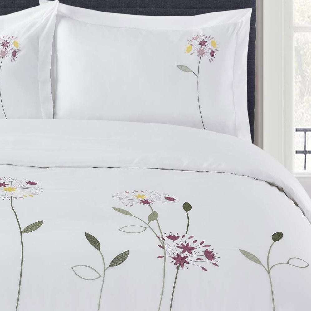 Carleton Embellished Duvet Cover Set Langley (Queen/ King) EDURA