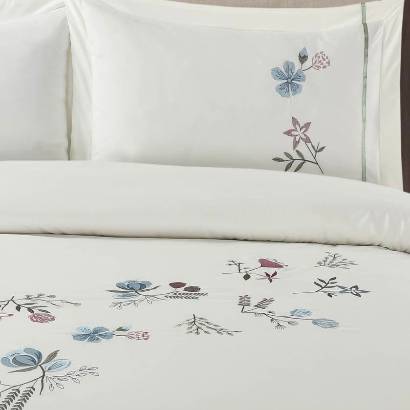 Carleton Embellished Duvet Cover Set Terrace (Queen/ King) EDURA