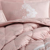 lady of leisure 100 percent cotton comforter set levure v1 close up