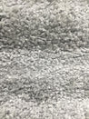 1.33 x 1.9m grey shaggy Rug close up