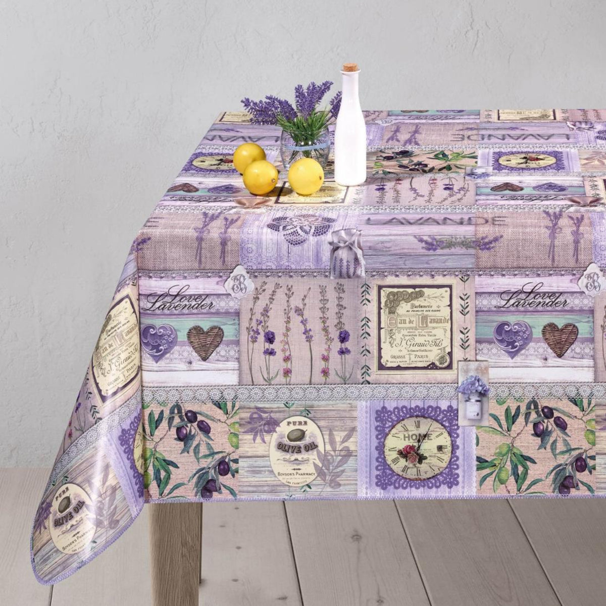 140cm Turkish PVC tabling with flannel backing | 190A – EDURA