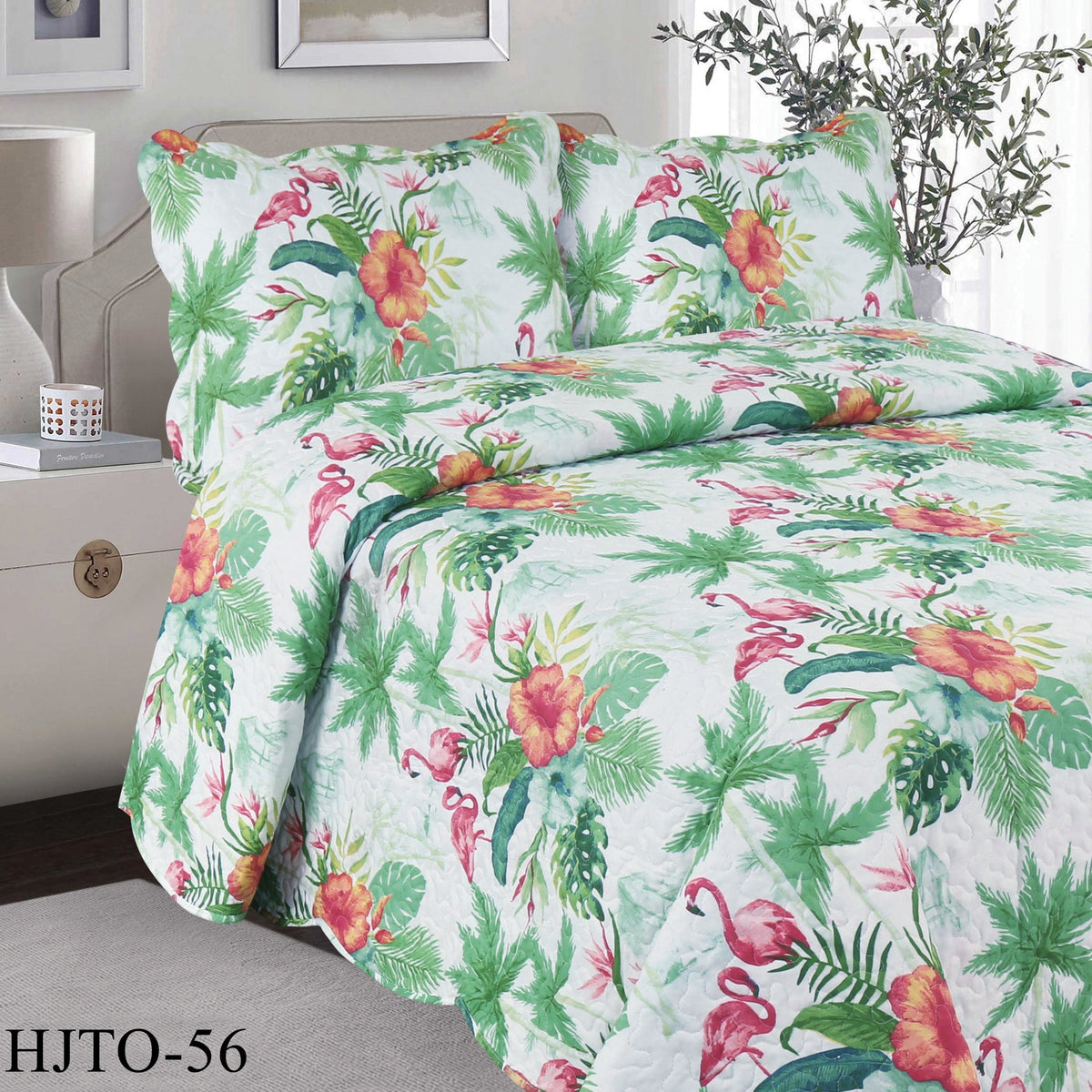 3 piece Quilt Set Luxury | HLTO-56 (Double/ Queen) – EDURA