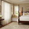 EDURA 5m x 2.18cm Ready to Hang Scalloped Voile cream