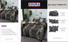 EDURA 5pc 260x230cm Luxury Lofty Comforter Set 017 show card