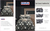 EDURA 5pc 260x230cm Luxury Lofty Comforter Set 018 show card