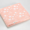 Mora baby blanket M95-04 folded stars pink