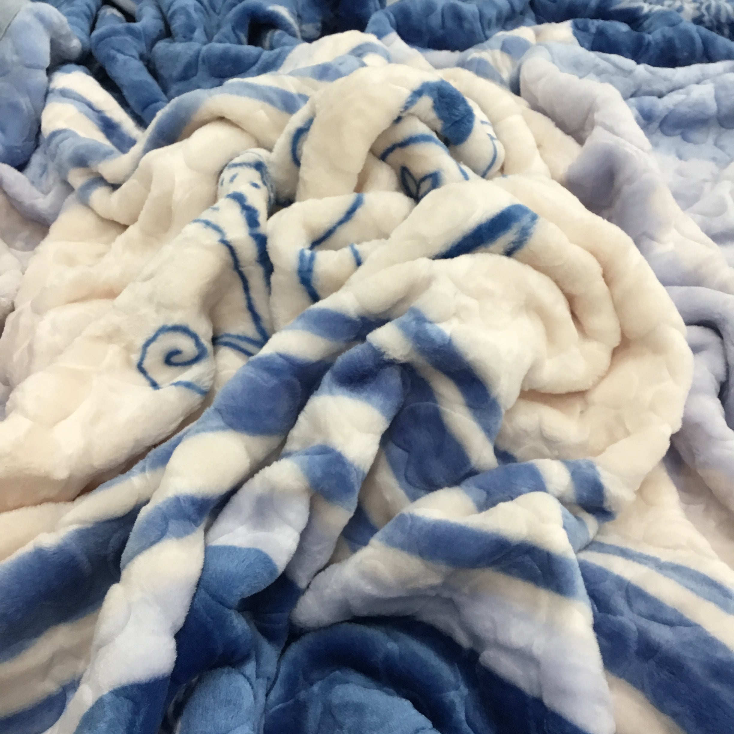 Soft & Warm 1.5kg Double Supersoft Mink Embossed Blanket | 003 – EDURA