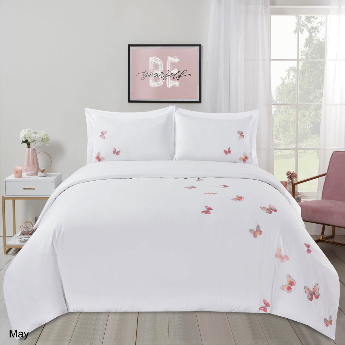 Carleton Embellished Duvet Cover Set May (Queen/ King) EDURA