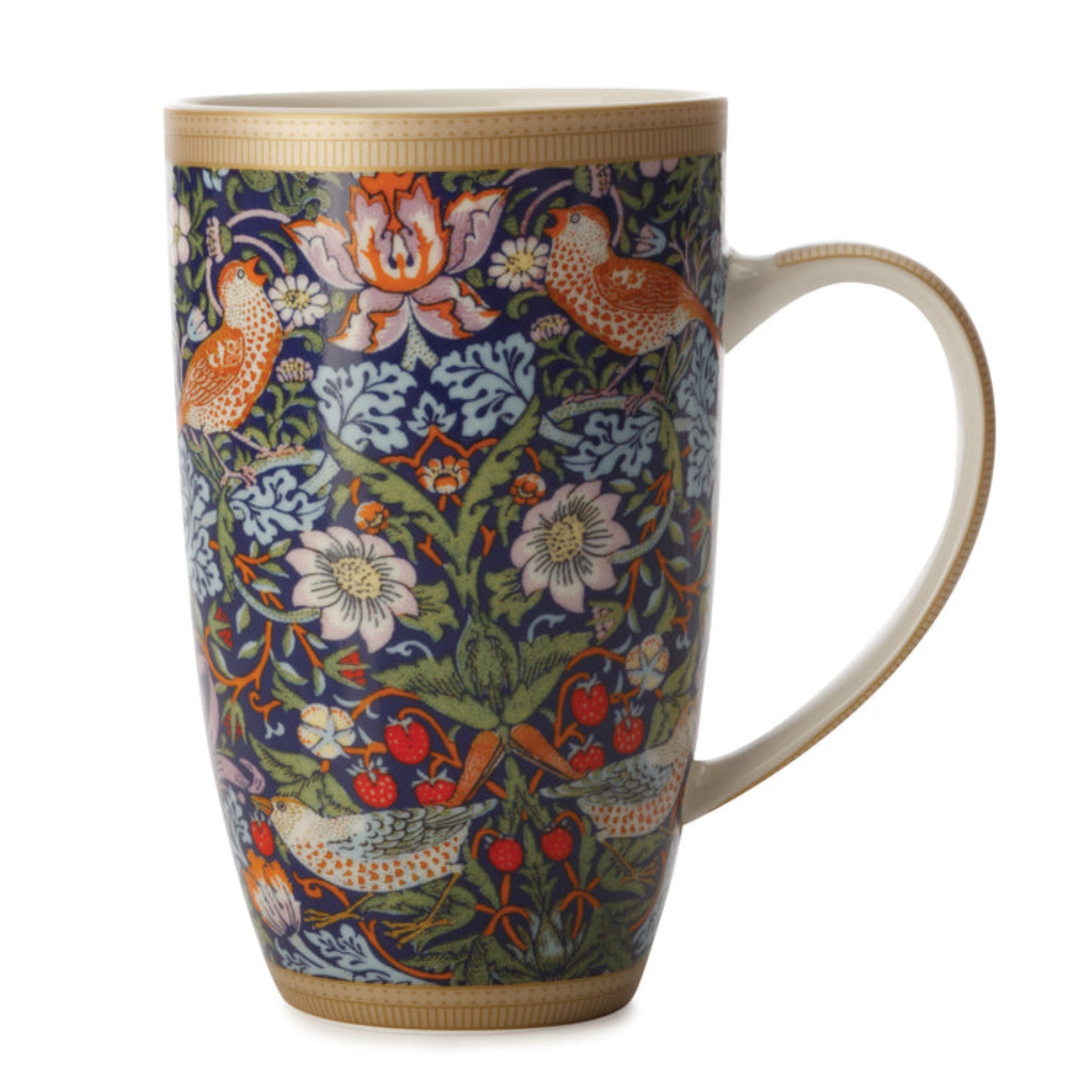 Maxwell & Williams Wiliam Morris Mug Coupe 420ml | Strawberry