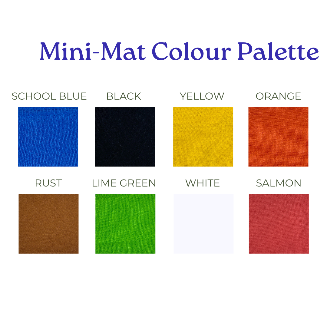 Diversatile Mini Mat 150cm Plain Mini-Mat Fabric per Roll | Assorted Colours – EDURA