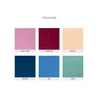 EDURA Polycotton fitted sheets double queen colour chart