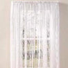 EDURA Ready to Hang Jacquard Lace Curtain Professionally stitched 3 string curtain tape for elegant gathers