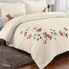 EDURA embellished duvet cover set includes two matching pillowcases porto