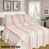 EDURA our famous 3 piece quilt sets island stripe standard luxury queen king