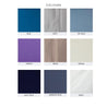 EDURA standard microfibre pillowcases colour chart