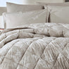 lady of leisure 100 percent cotton comforter set Natur v2 double queen close up
