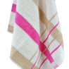 luxury fancy hand towels pink and tan